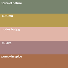 Load image into Gallery viewer, earth tones on ecru